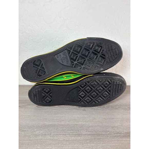 Converse Chuck Taylor All Star High Top Green Yellow GB Packers Mens 11.5 - Picture 7 of 8